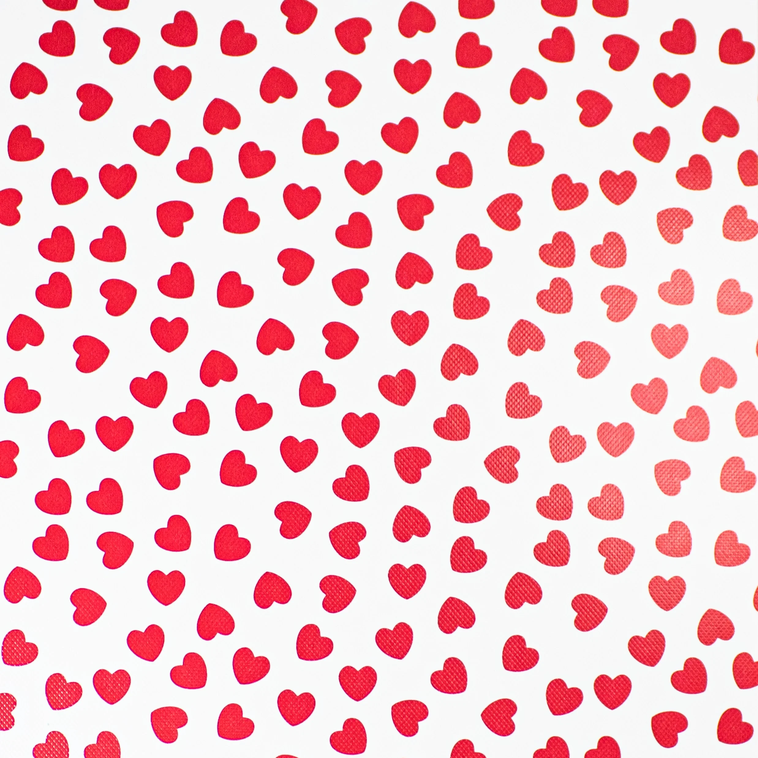 24" x 833 Feet Hearts Full Ream Gift Wrap