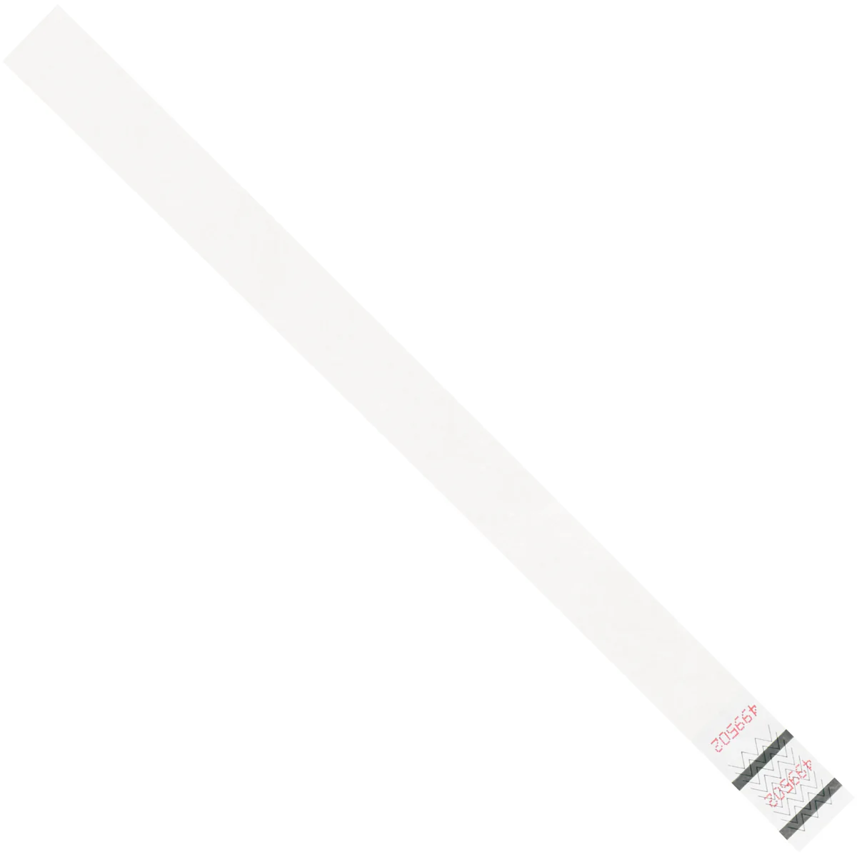 3/4 x 10" White Tyvek Wristbands 500/Case
