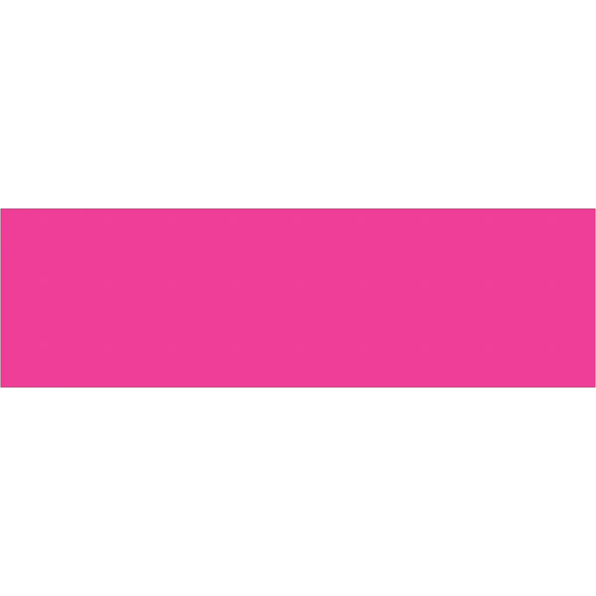 3 x 10" Fluorescent Pink Inventory Rectangle Labels 250/Roll