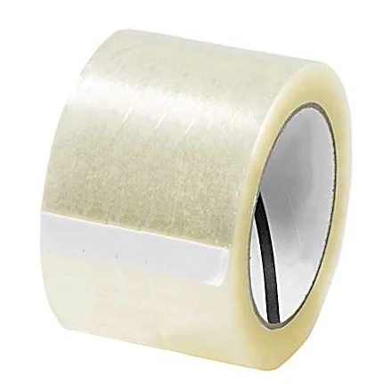 3" x 110 Yard Clear (1.7 mil) Packing Tape 24/Case - Image 2