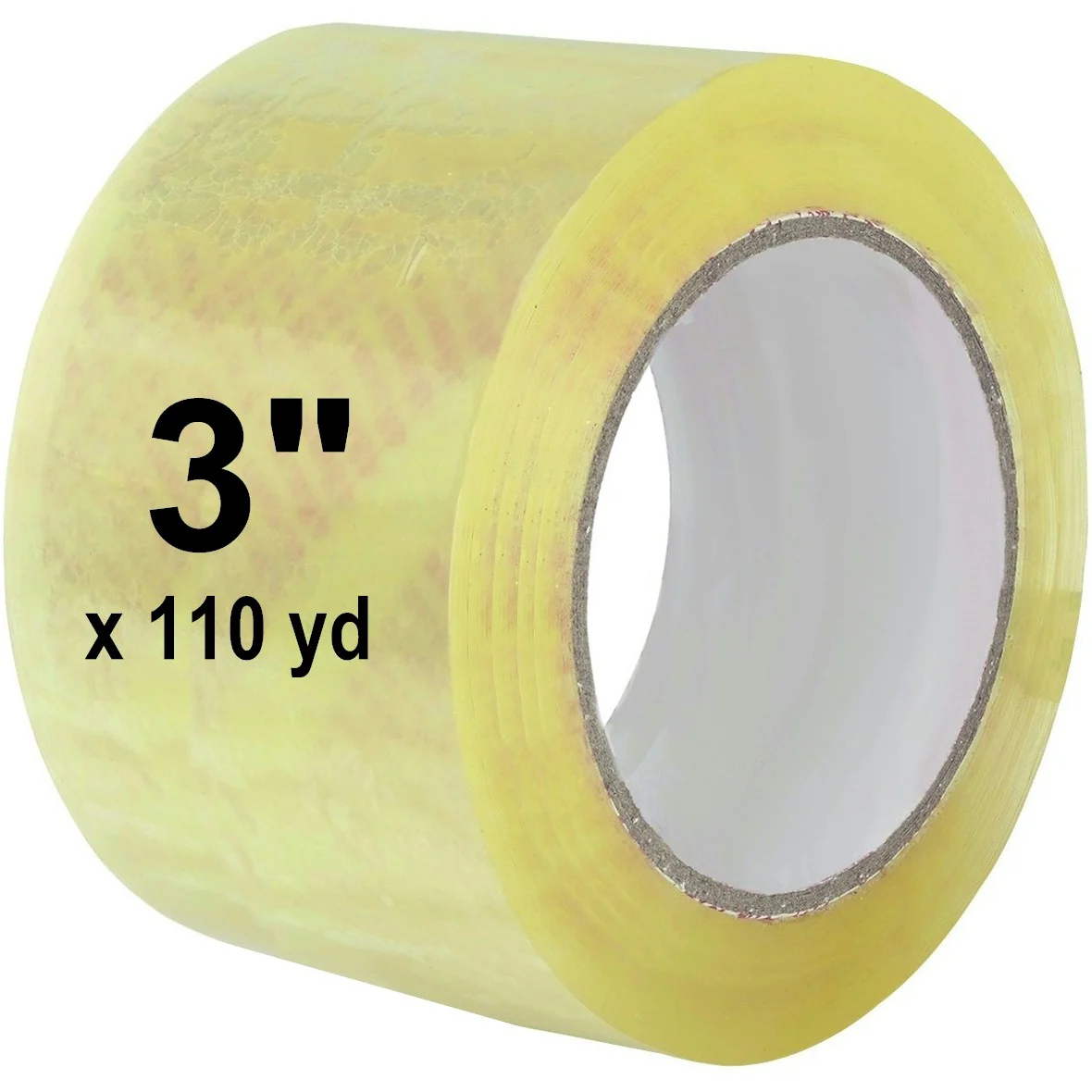 3" x 110 Yard Clear (2.3 mil) Packing Tape 24/Case - Image 3