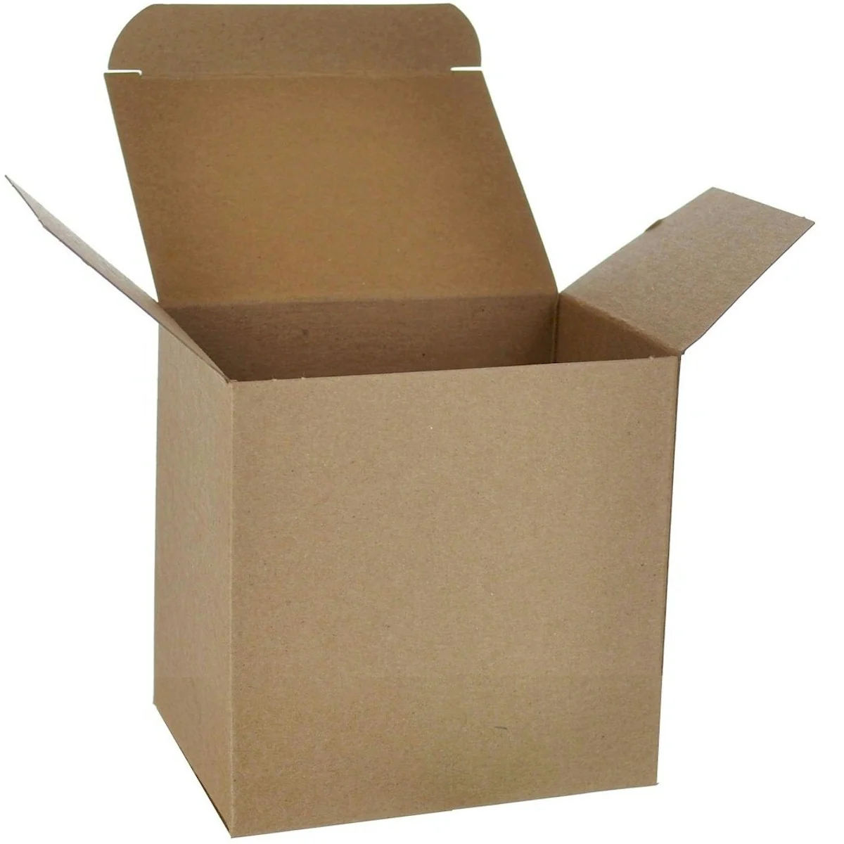 3 x 2 x 3 Brown 24pt 1-pc Chipboard Folding Carton 500/Case