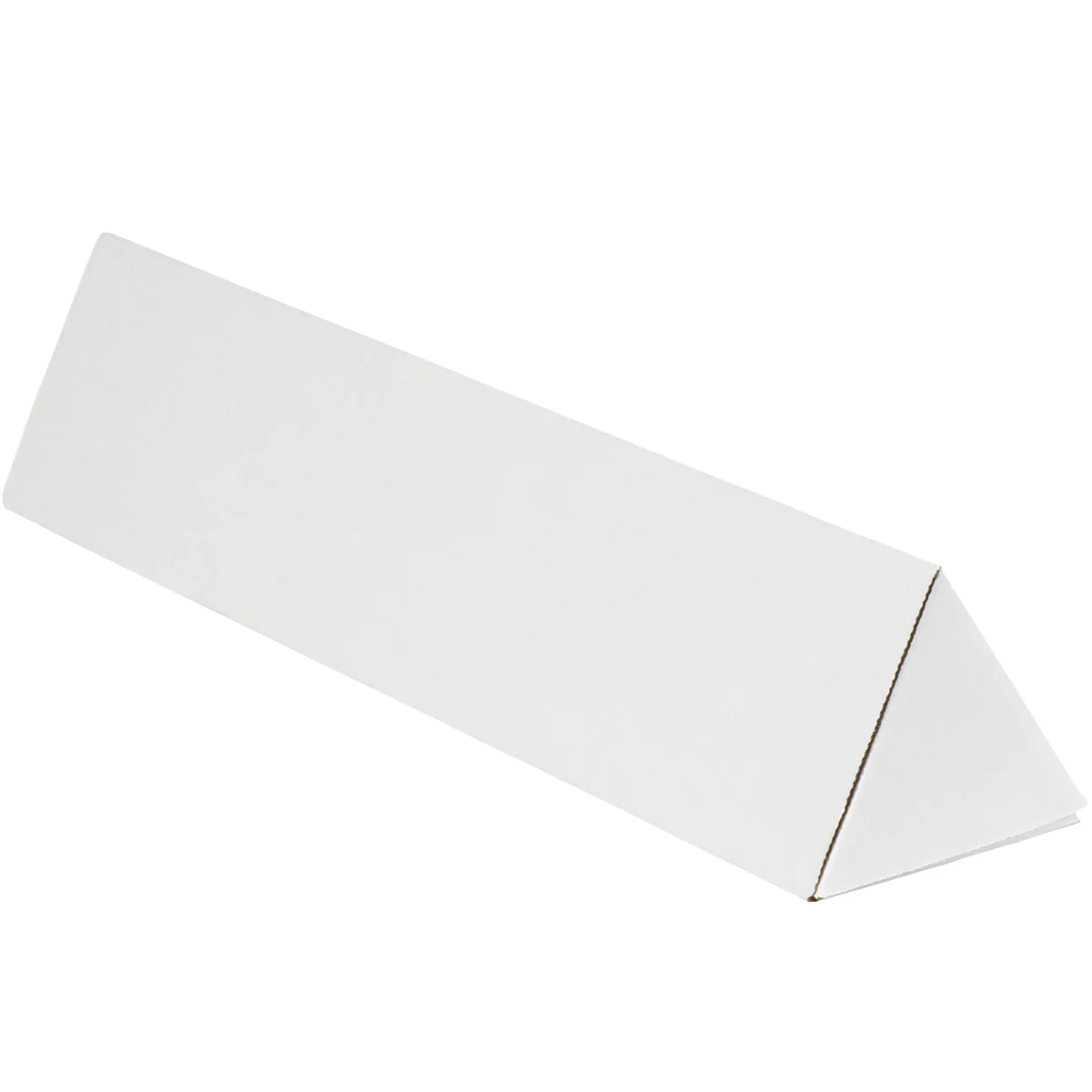 3 x 30 1/4 Triangular White Corrugated Mailing Tube 50/Bundle