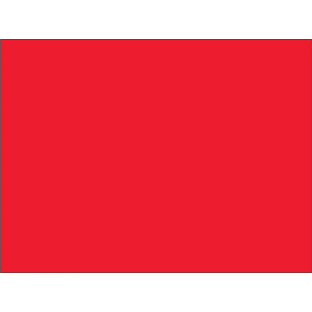 3 x 4" Fluorescent Red Inventory Rectangle Labels 500/Roll