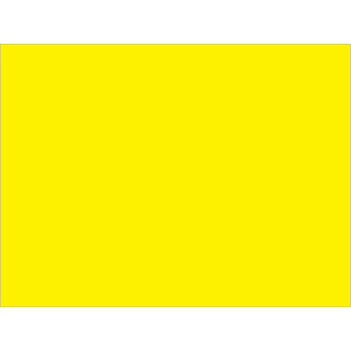 3 x 4" Fluorescent Yellow Inventory Rectangle Labels 500/Roll