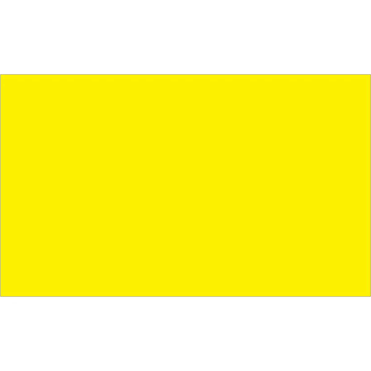 3 x 5" Fluorescent Yellow Inventory Rectangle Labels 500/Roll