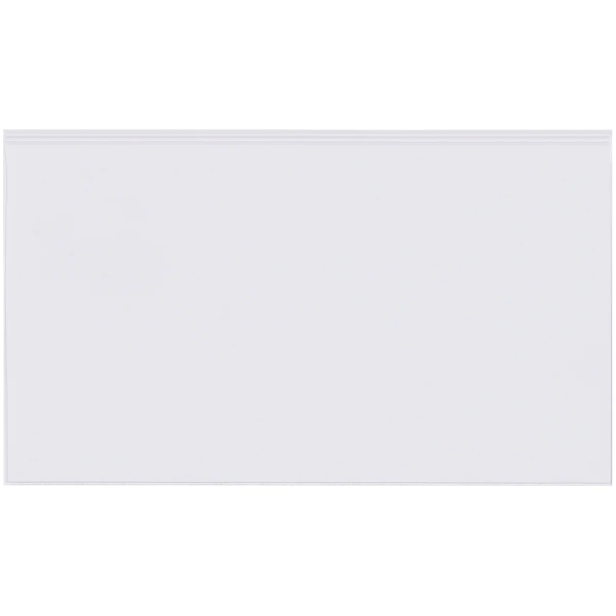 3 x 5 Open-Edge Plastic Label Holders 50/Case
