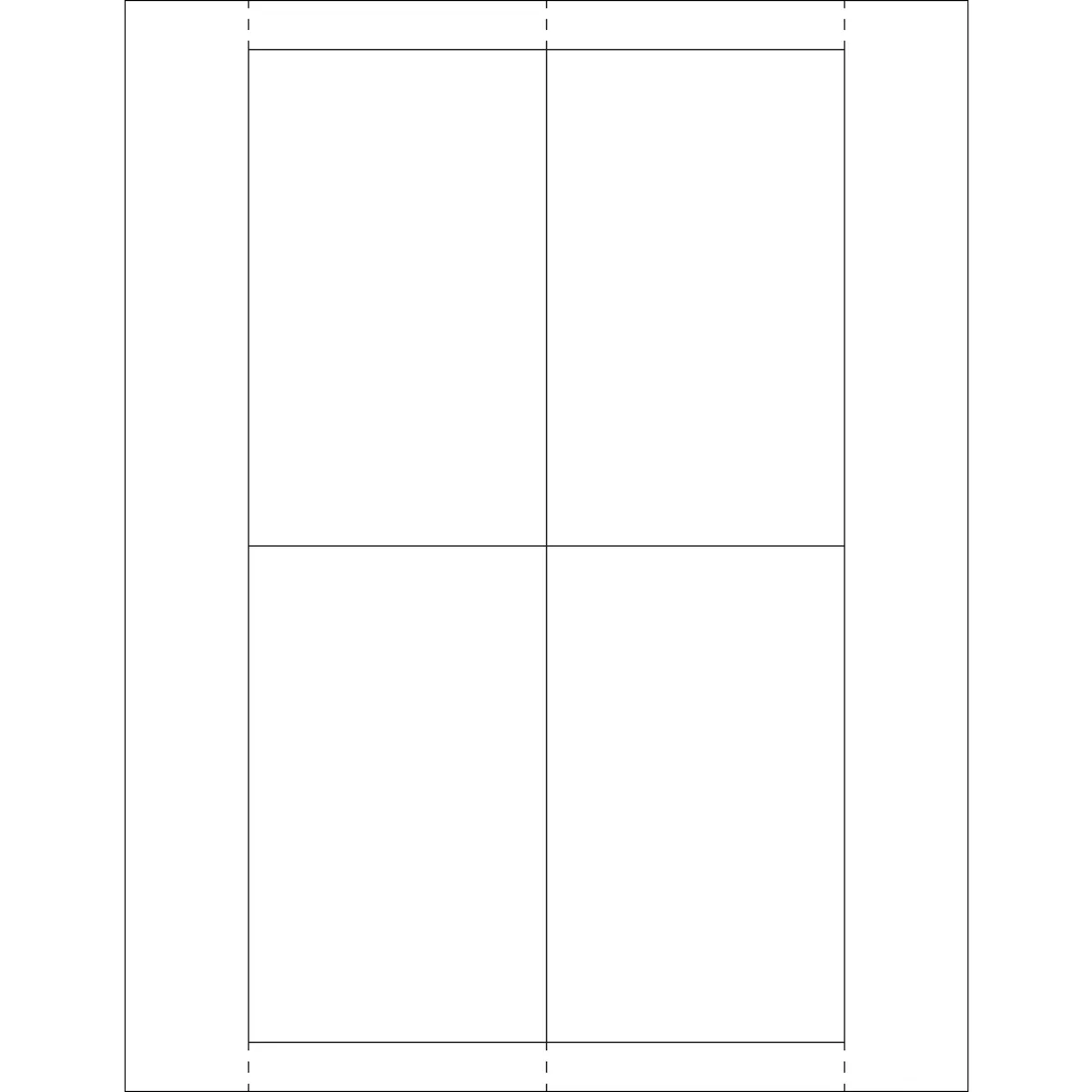 3 x 5 Vinyl Envelope Insert Cards 200/Case