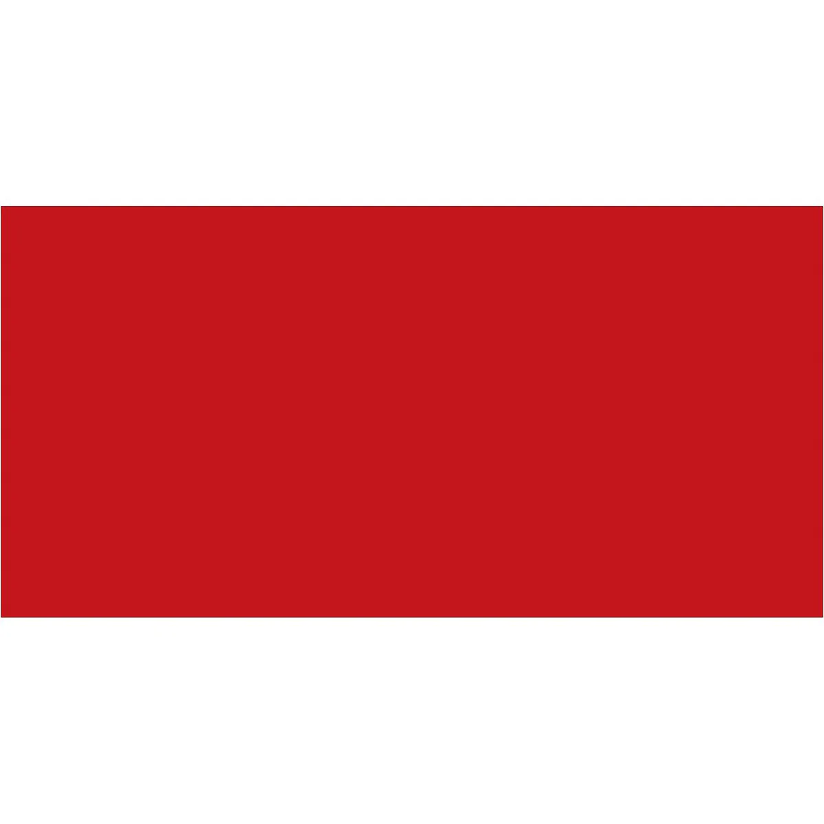 3 x 6" Red Inventory Rectangle Labels 250/Roll
