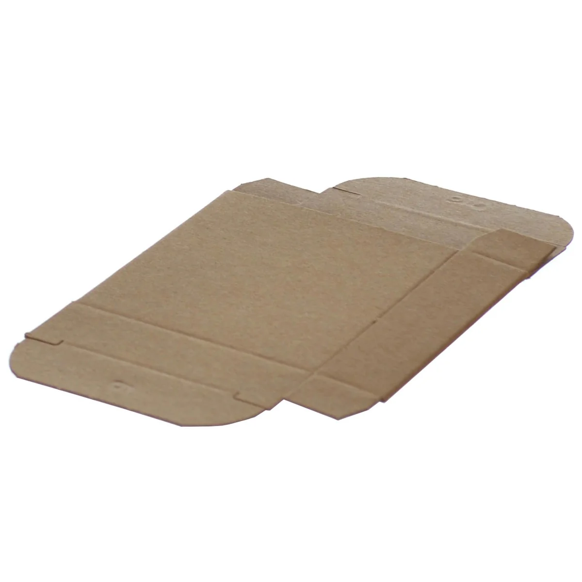 3 x 7/8 x 3 Brown 24pt 1-pc Chipboard Folding Carton  1000/Case - Image 2
