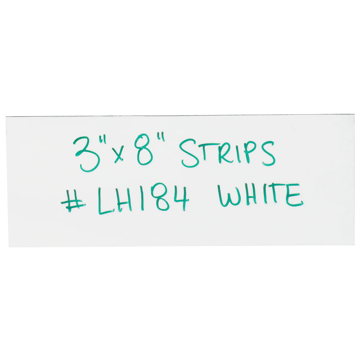 3 x 8 White Warehouse Labels - Magnetic Strips 25/Case