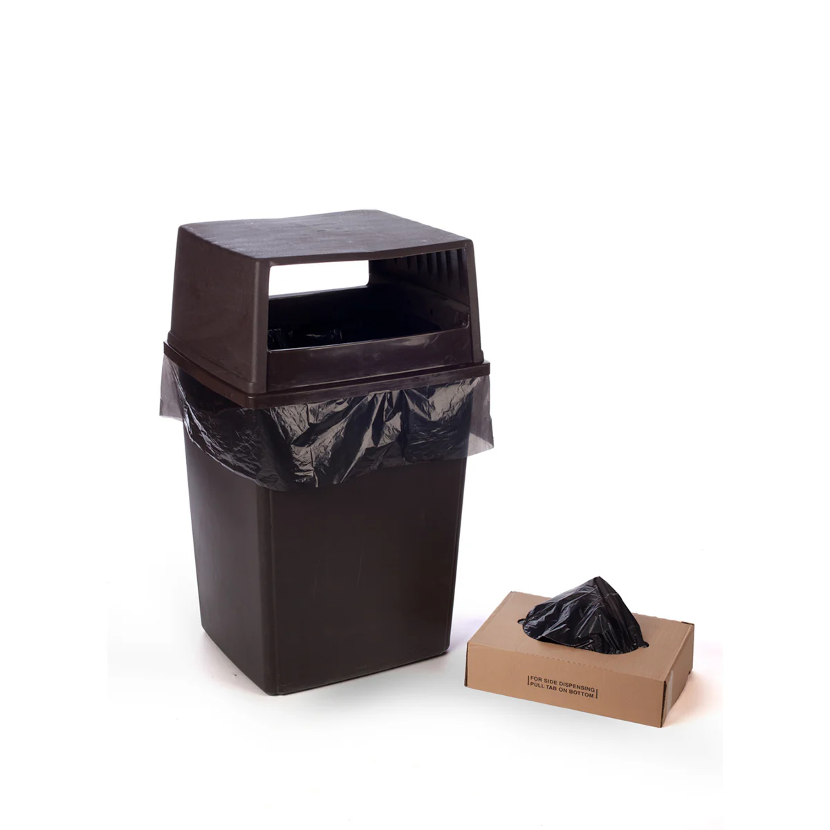 38 X 58 (1.5 gauge) Municipal Heavy Duty Liners (60 Gallons) - Black 100/Case