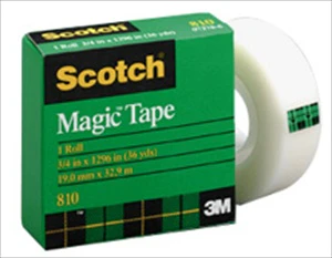 3M Scotch Magic Tape (Matte Finish) 3/4"x36 yards Desk Dispenser Refills, 12 rolls/box