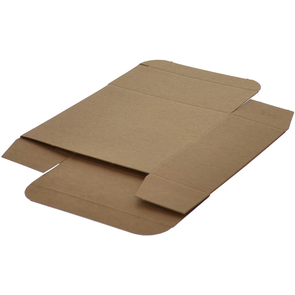 4 1/2 x 1 7/8 x 4 1/2 Brown 24pt 1-pc Chipboard Folding Carton 250/Case - Image 2