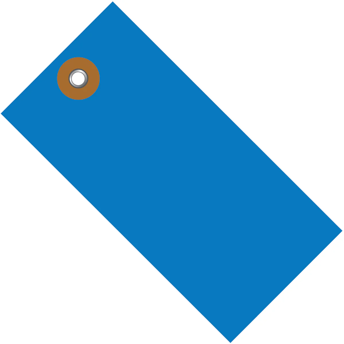 4 1/4 x 2 1/8 Blue Tyvek Shipping Tag 100/Case