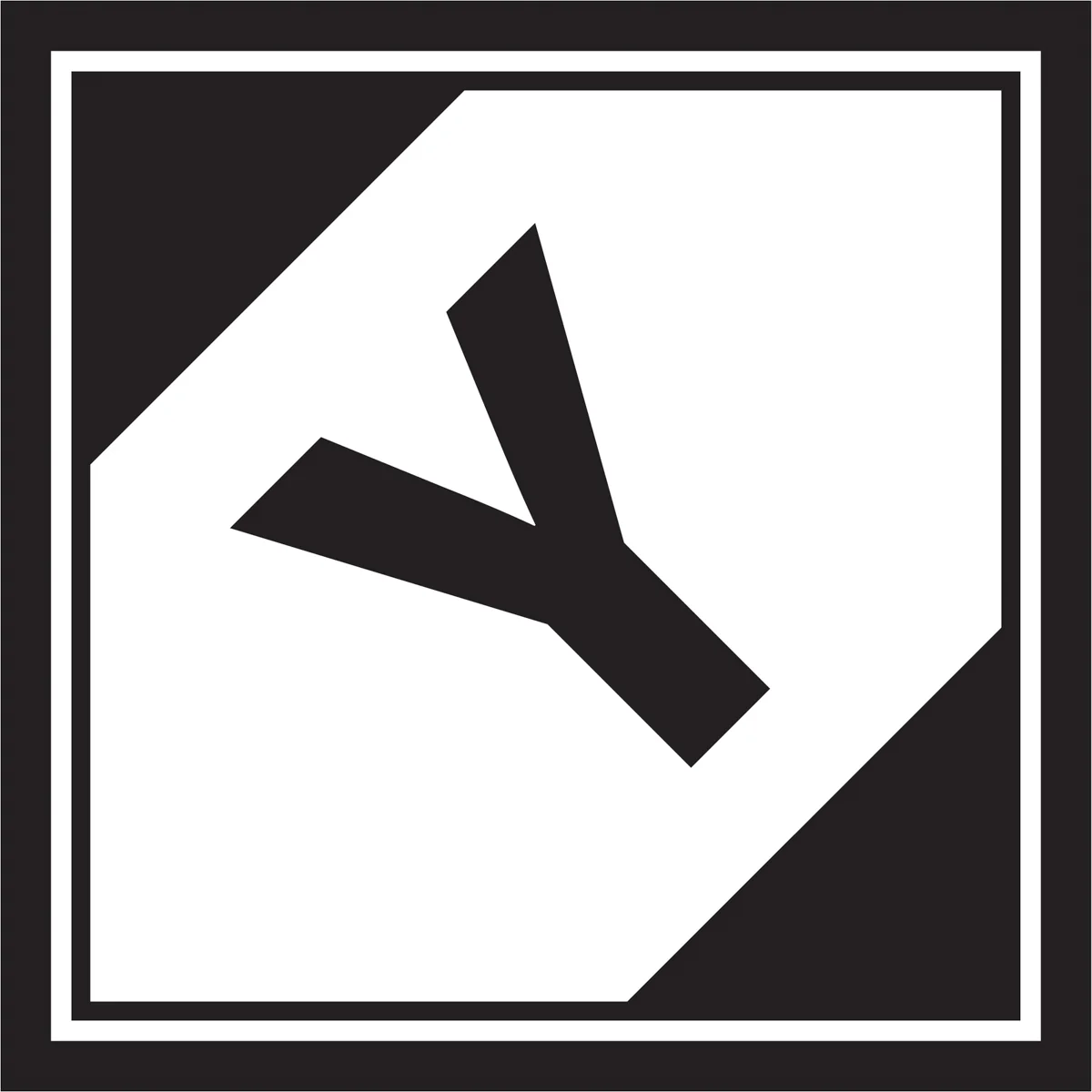 4 1/4 x 4 1/4" - "Y" Regulated Labels 500/Roll