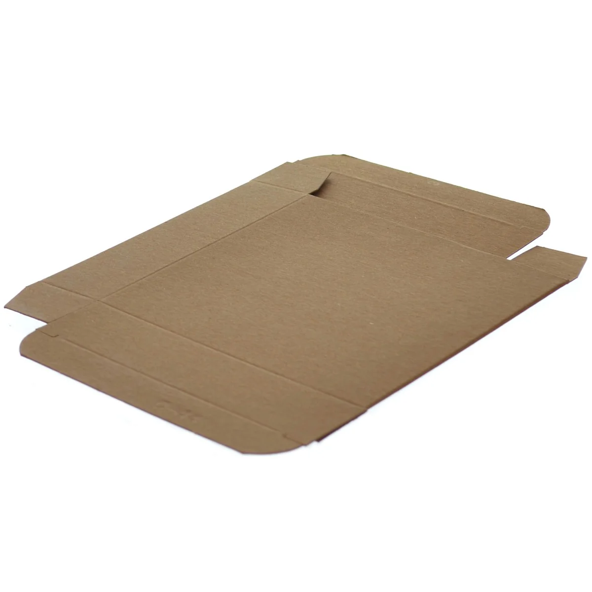 4 13/16 x 1 1/4 x 4 13/16 Brown 24pt 1-pc Chipboard Folding Carton  250/Case - Image 2