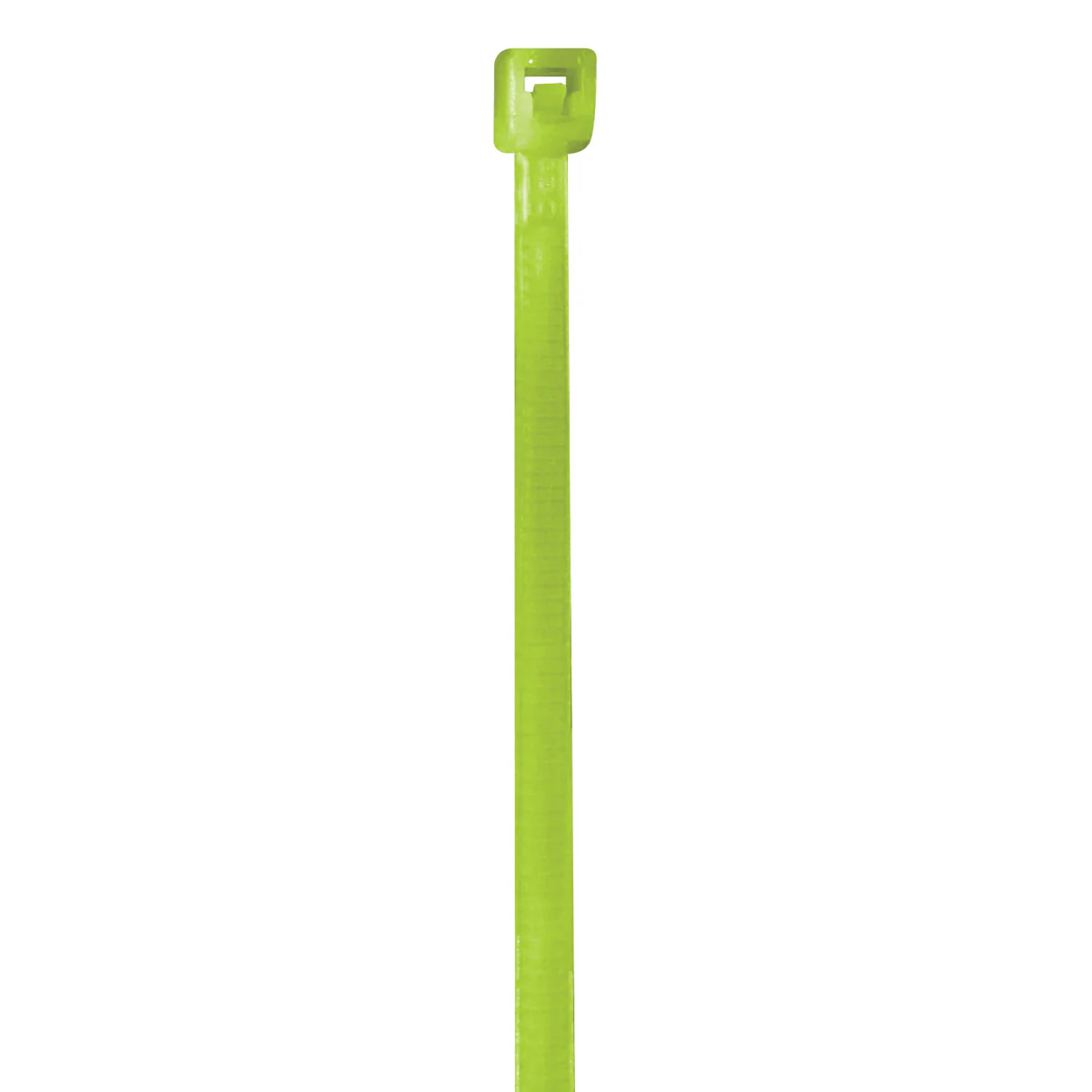 4" (18 lb Tensile) Fluorescent Green Cable Ties 1000/Case