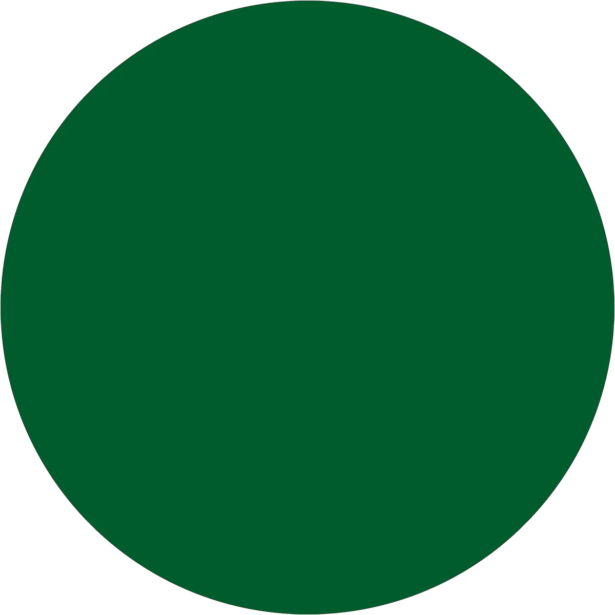 4" Green Inventory Circle Labels 500/Roll