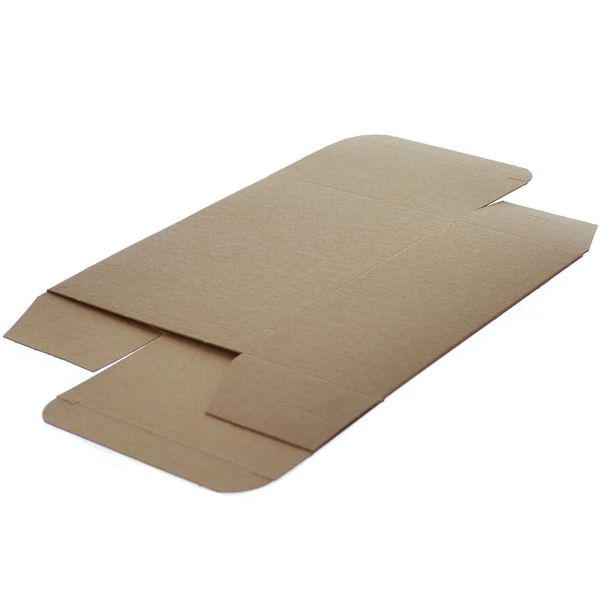 4 x 2 1/2 x 6 Brown 24pt 1-pc Chipboard Folding Carton 250/Case - Image 2