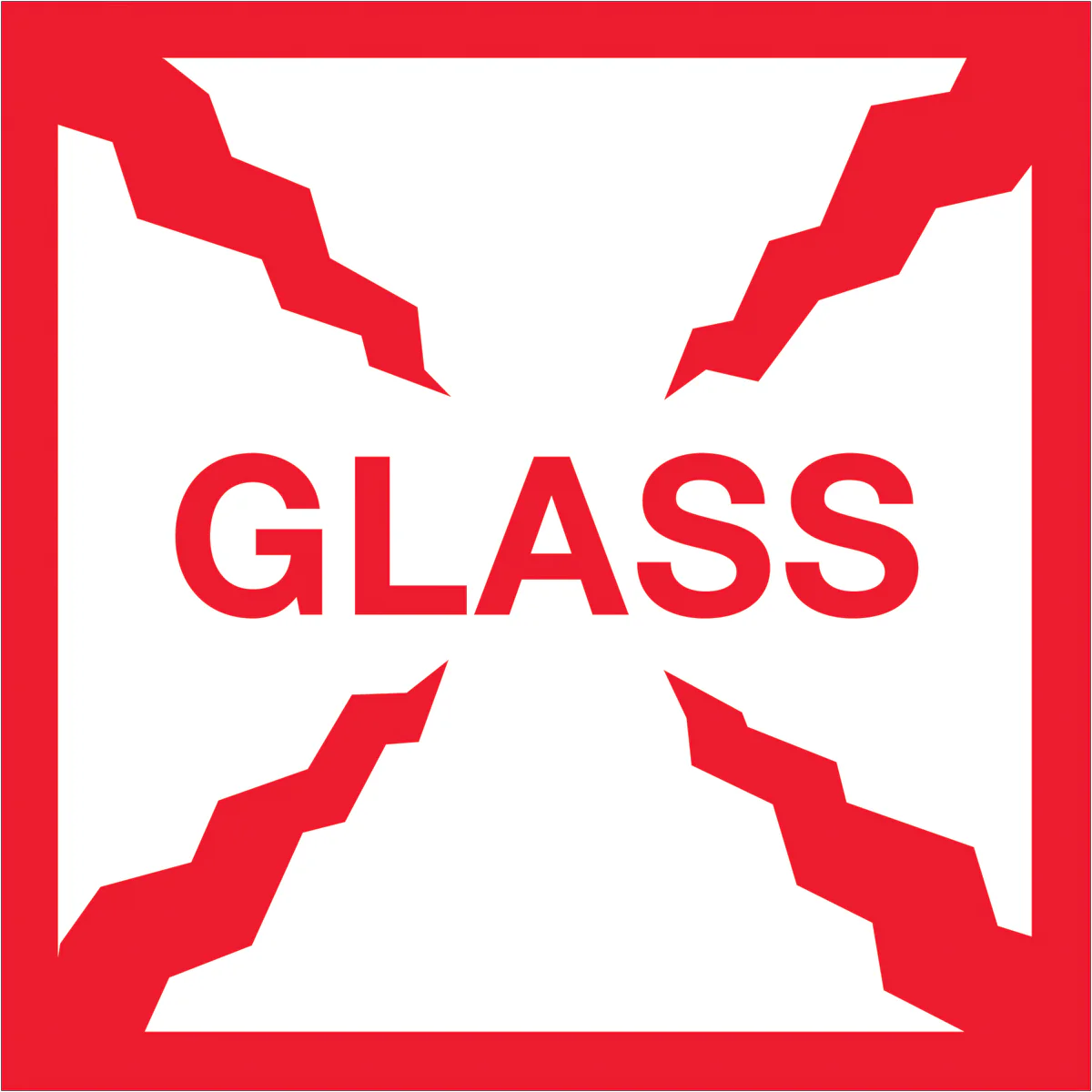 Glass Labels (4 x 4) 500/Roll