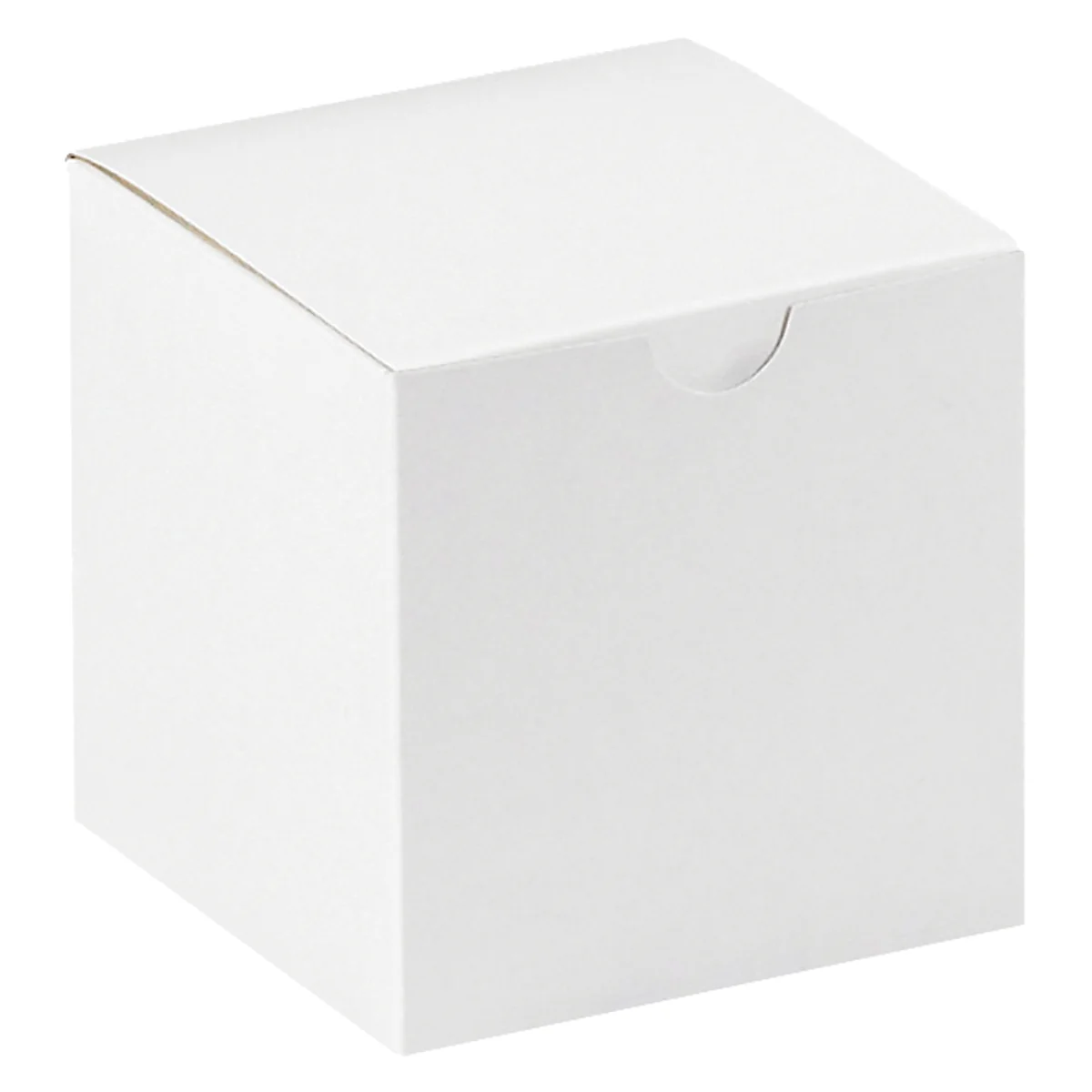 4 x 4 x 4 White (Flat Finish) Gift Box 100/Case