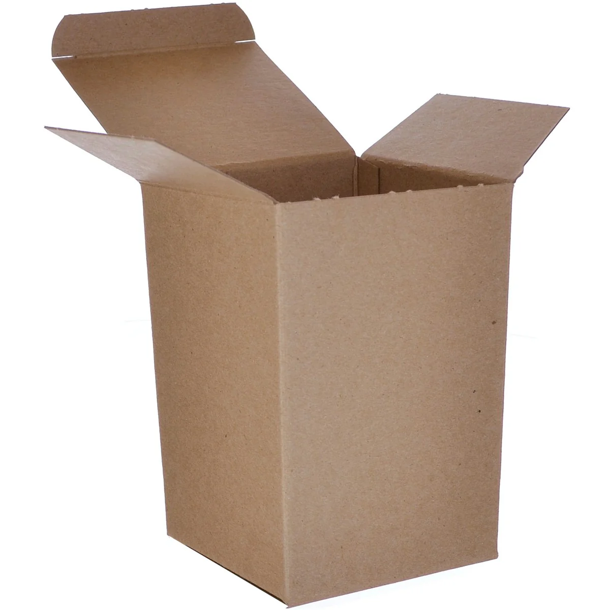4 x 4 x 6 Brown 24pt 1-pc Chipboard Folding Carton 250/Case