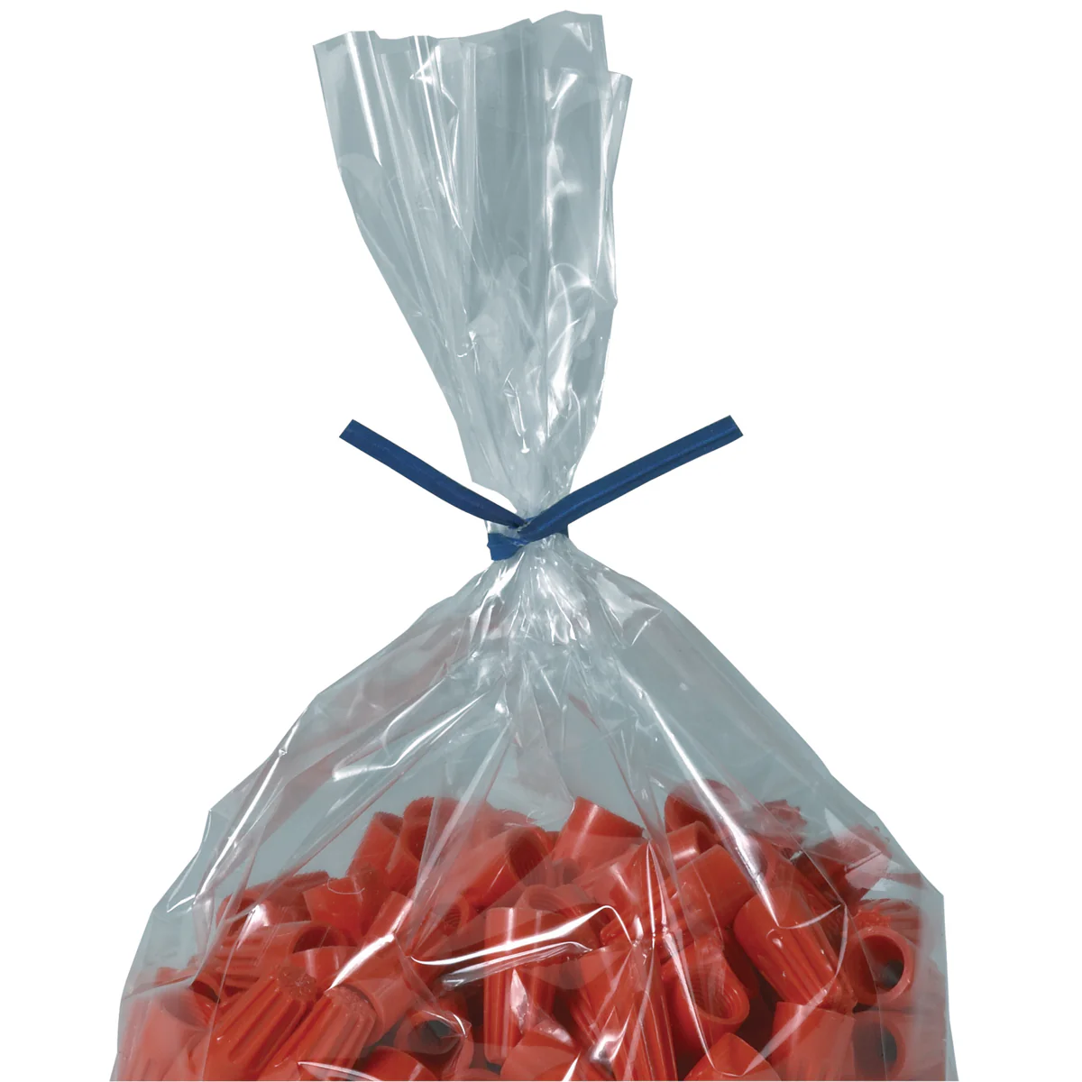 4 x 5/32 Blue Paper Twist Ties 2000/Case