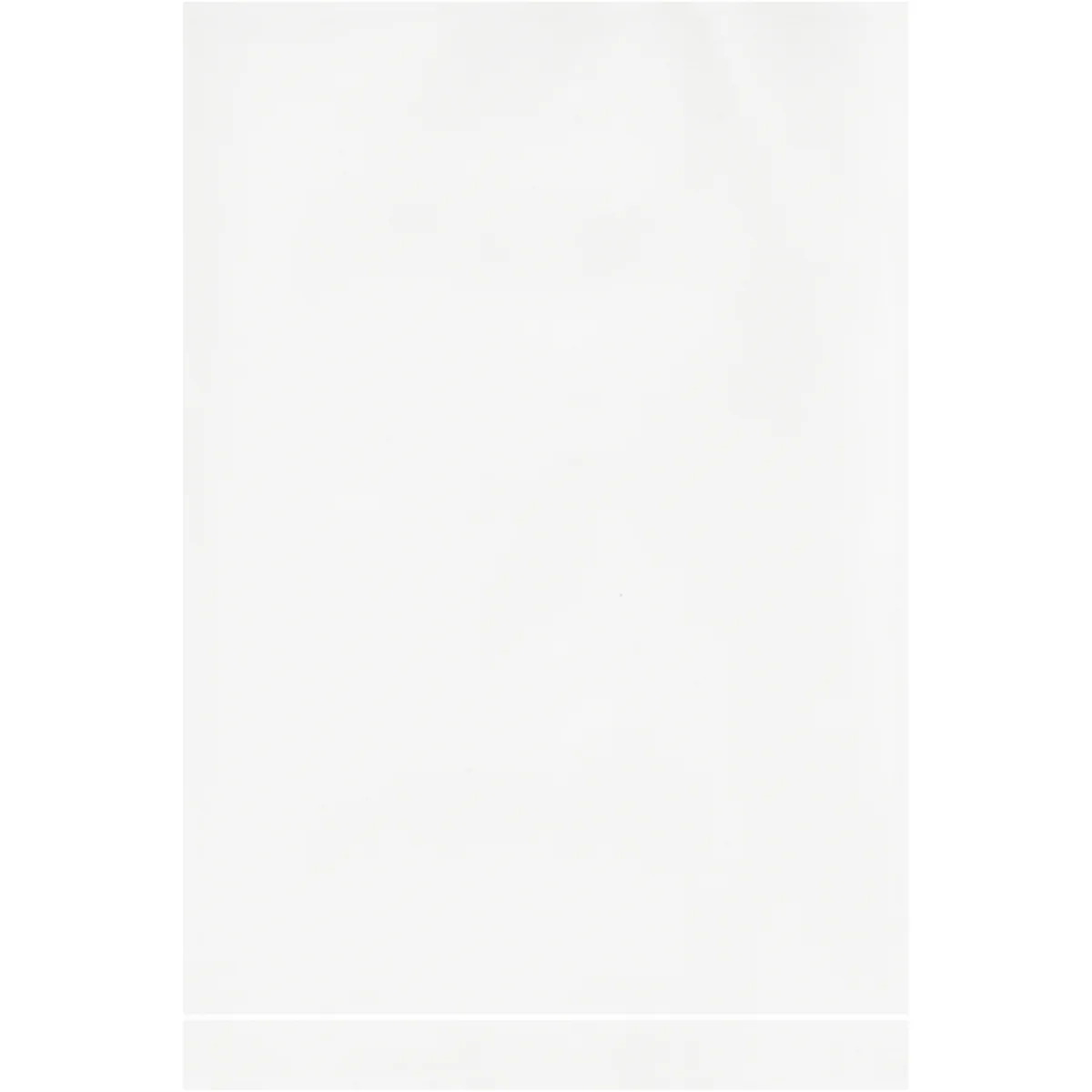 4 x 6 - 2 Mil White Flat Poly Bags 1000/Case