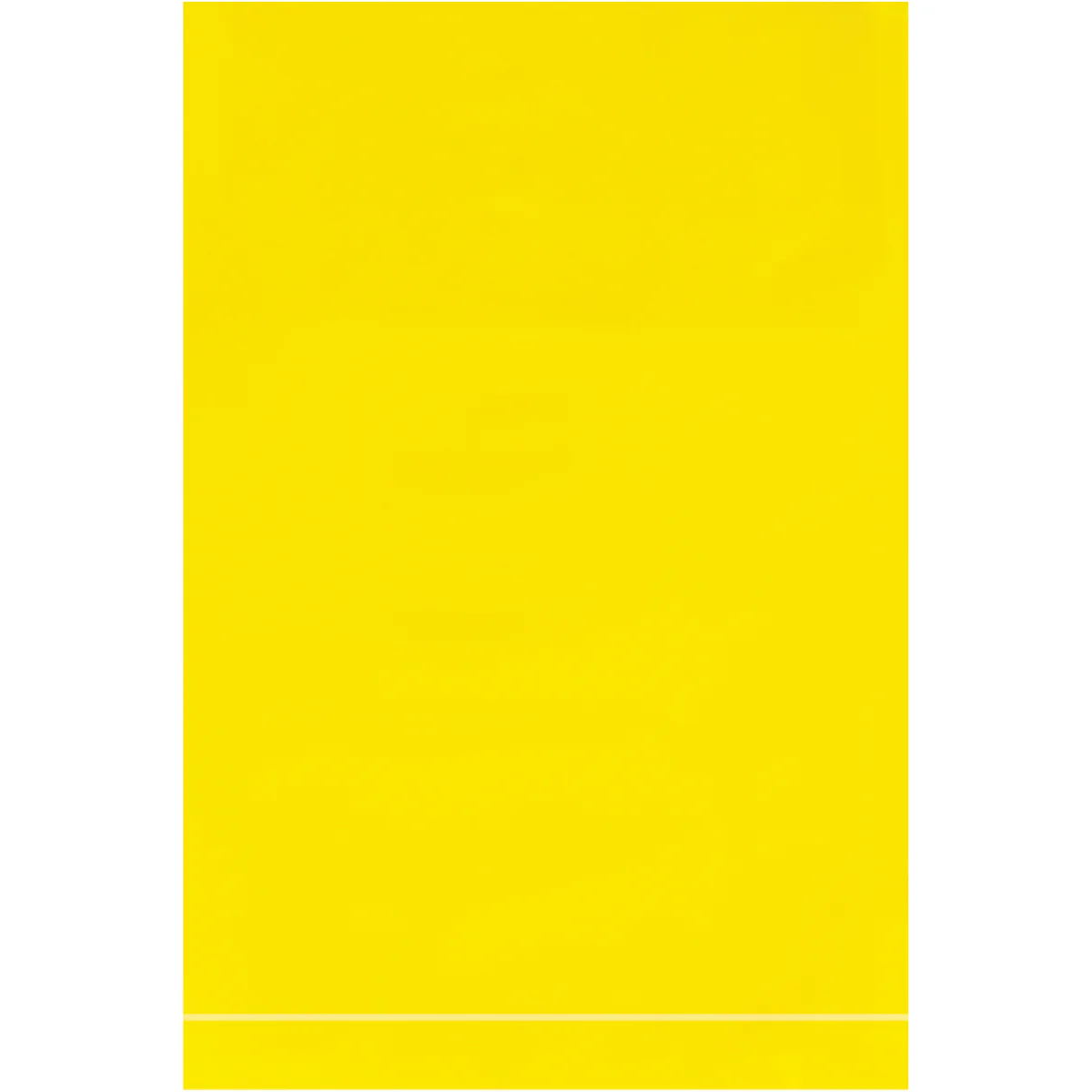 4 x 6 - 2 Mil Yellow Flat Poly Bags 1000/Case