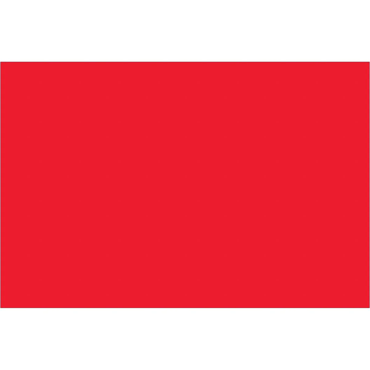 4 x 6" Fluorescent Red Inventory Rectangle Labels 500/Roll