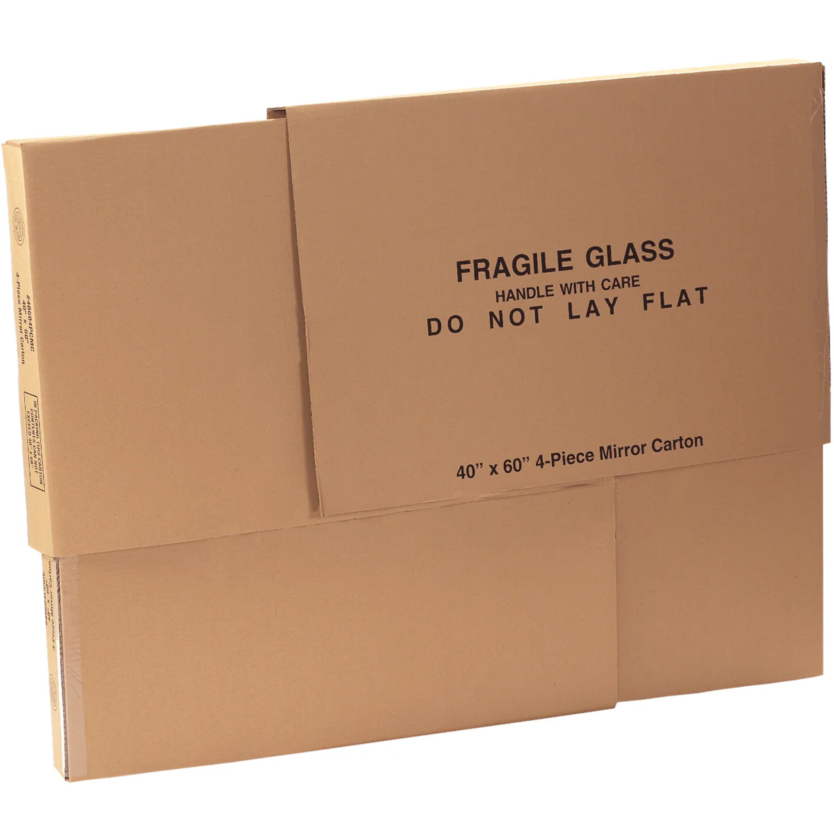 40 x 3 1/2 x 60 1 Piece of 40 x 60 4-Piece Mirror Boxes  4/Bundle