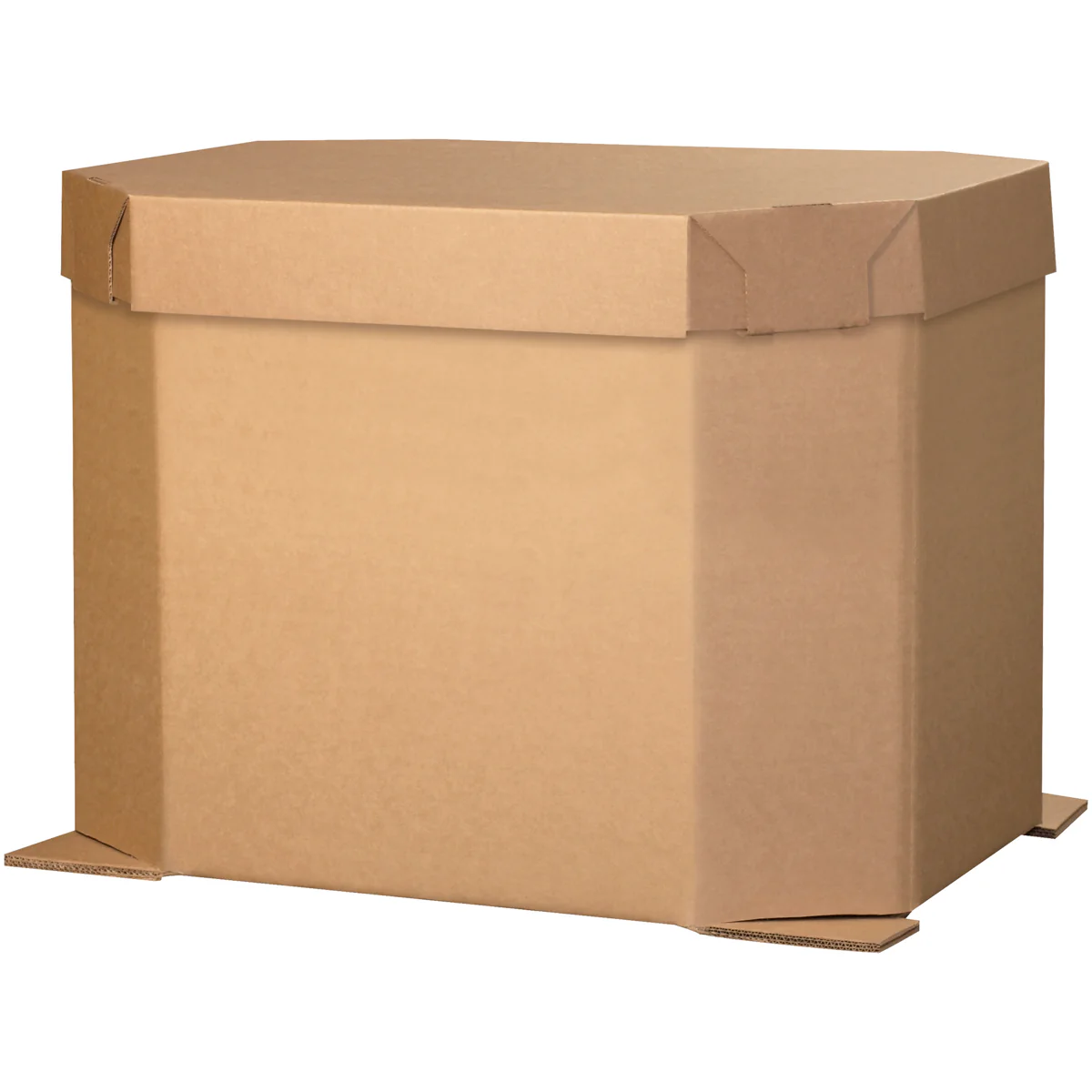 46 x 38 x 36 Octagon Bottom 1300 lb Bulk Bin 5/Bundle