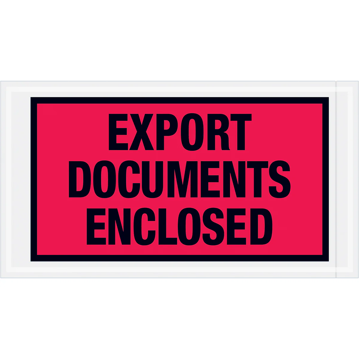 5 1/2 x 10 Red Export Documents Enclosed Envelopes 1000/Case