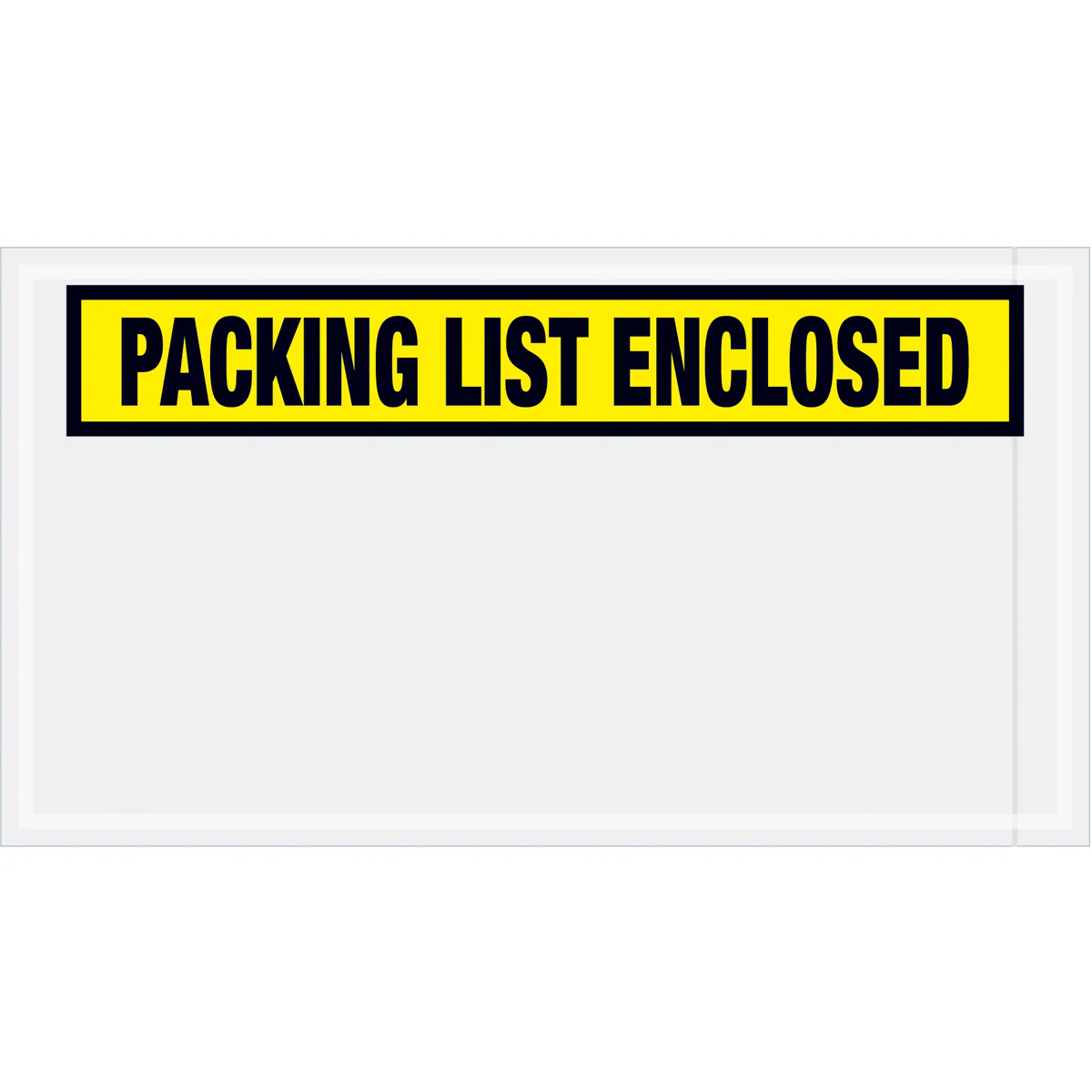 5-1/2 x 10 Packing List Enclosed Envelopes (Panel Face) - YELLOW 1000/Case