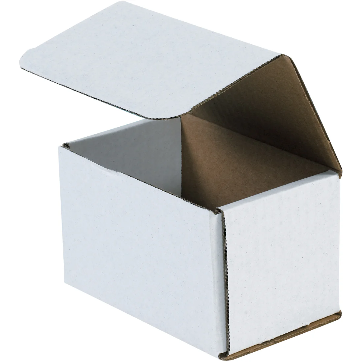 5 1/2 x 3 1/2 x 3 1/2 White Corrugated Mailers 50/Bundle
