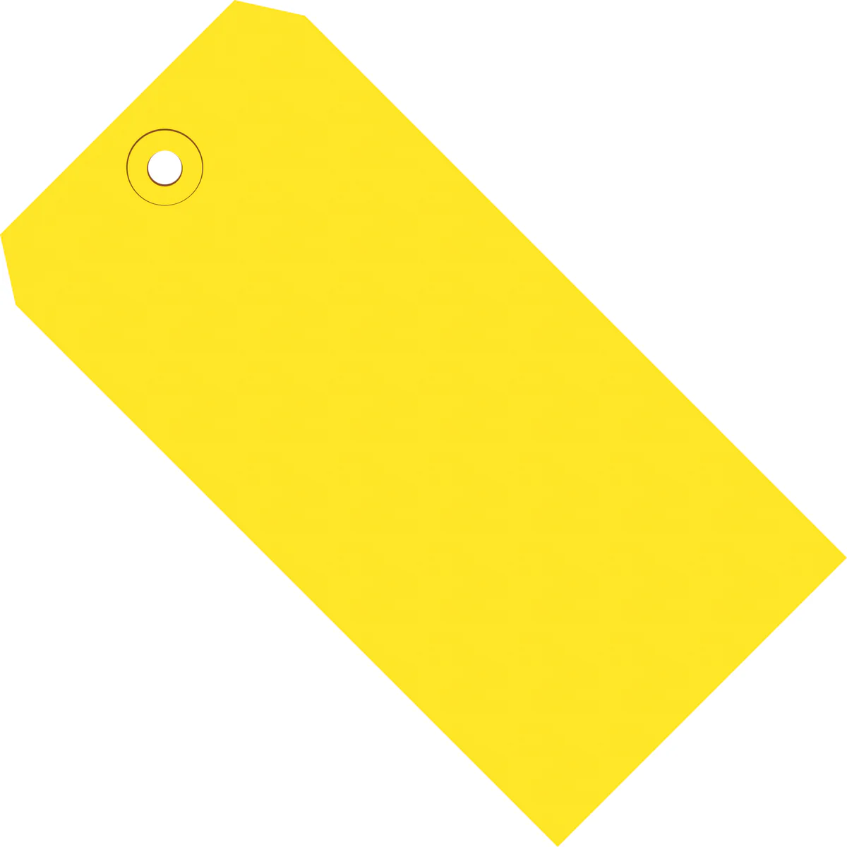 5-1/4 x 2-5/8 Yellow Tags (THICK BOARD - 13 POINT) 1000/Case