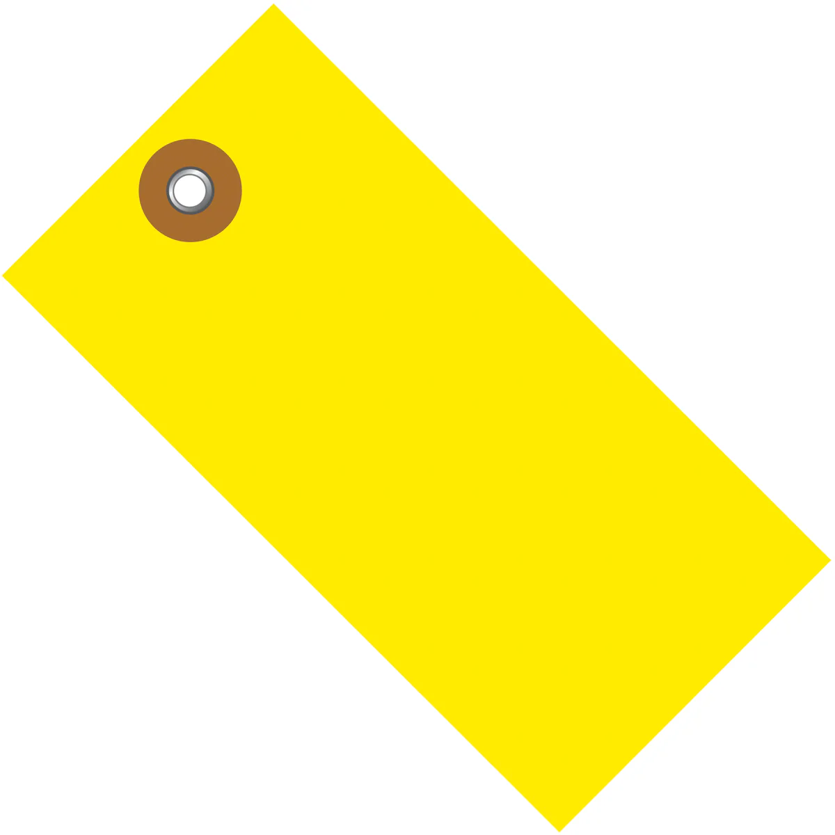 5 1/4 x 2 5/8 Yellow Tyvek Shipping Tag 100/Case