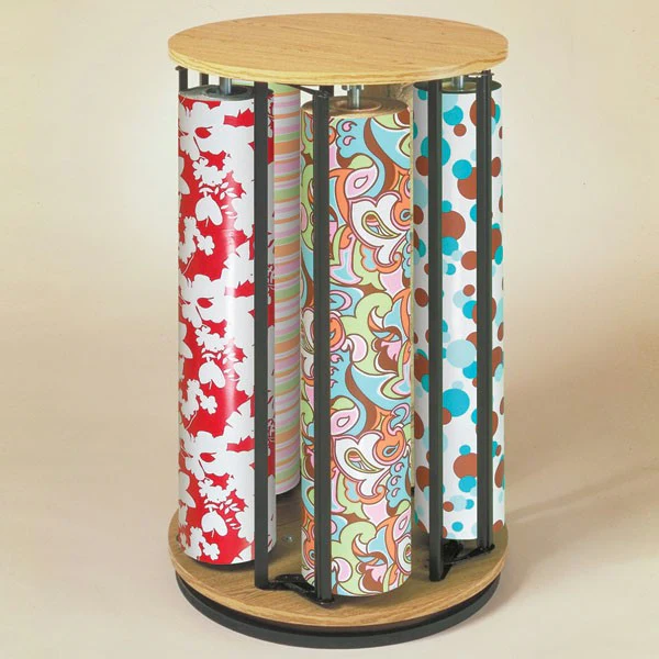 5-Roll Stand Up (9 Inch Diameter Roll) Vertical Dispenser / Organizer