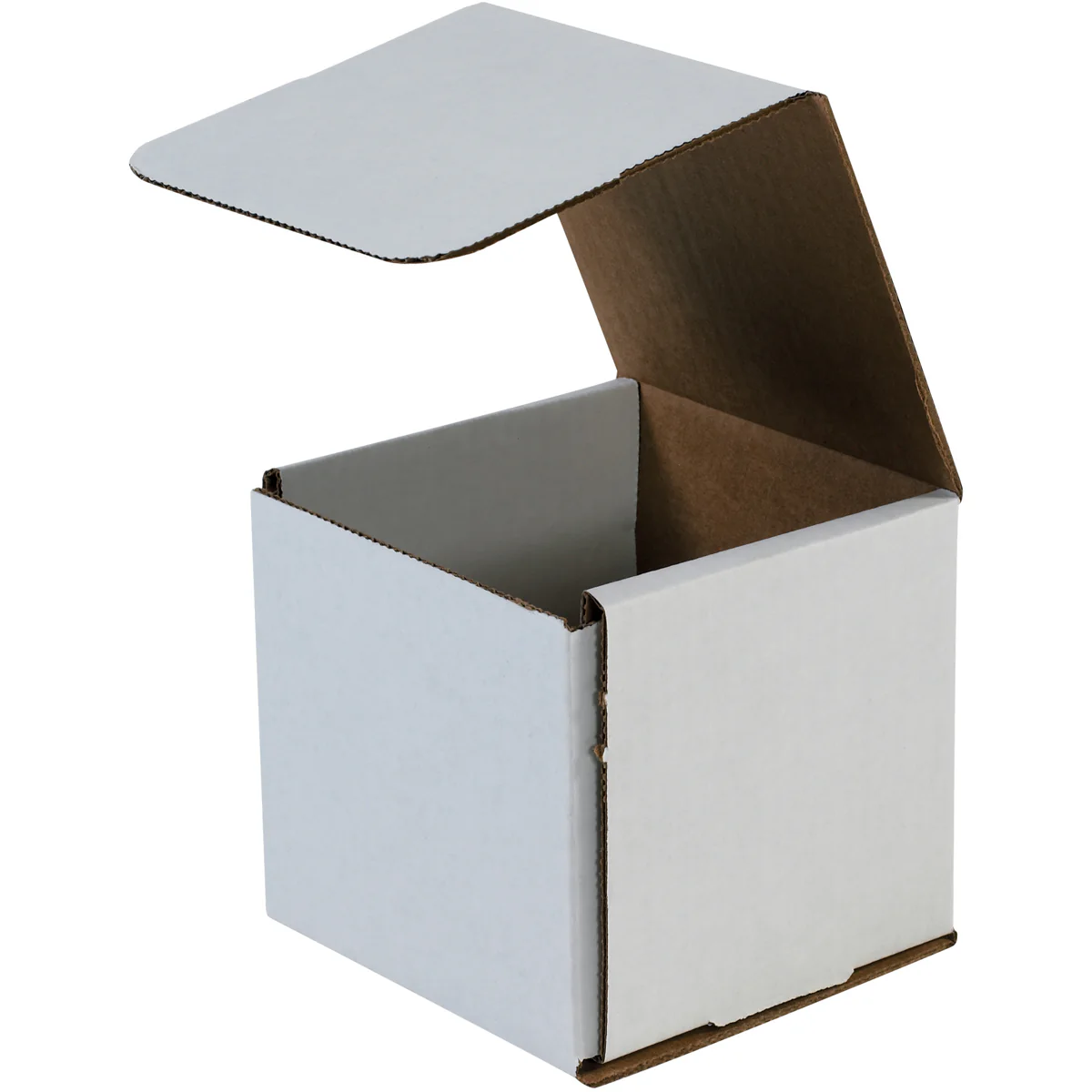 5 x 5 x 5 White Corrugated Mailers 50/Bundle
