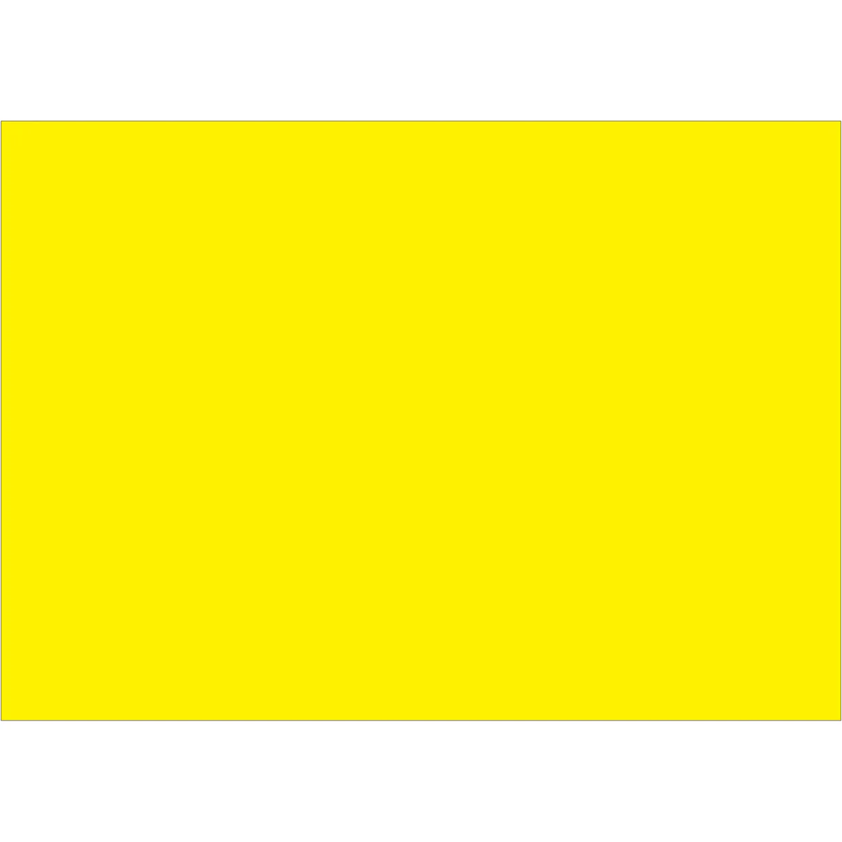 5 x 7" Fluorescent Yellow Inventory Rectangle Labels 500/Roll
