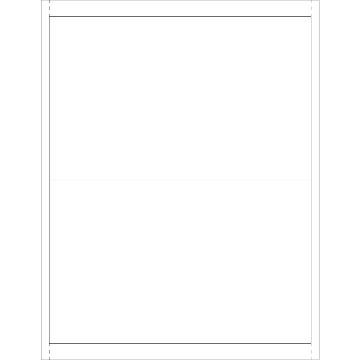 5 x 8 Vinyl Envelope Insert Cards 100/Case