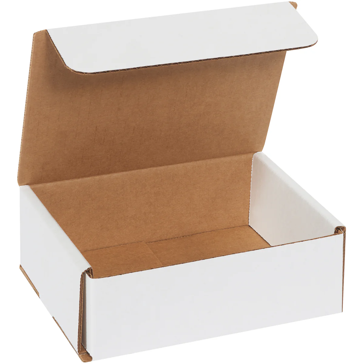 6 x 5 x 2 White Corrugated Mailers 50/Bundle