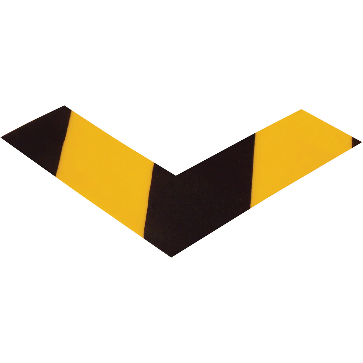 6" x 6" x 2" Yellow/Black Mighty Line Deluxe Safety Tape Angles 24/Case