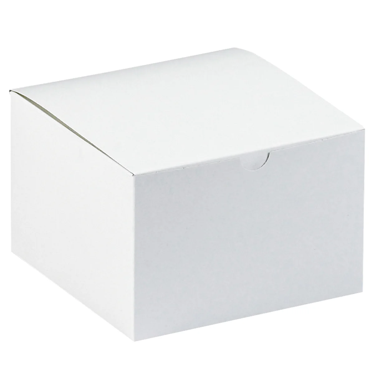 6 x 6 x 4 White (Flat Finish) Gift Box 100/Case