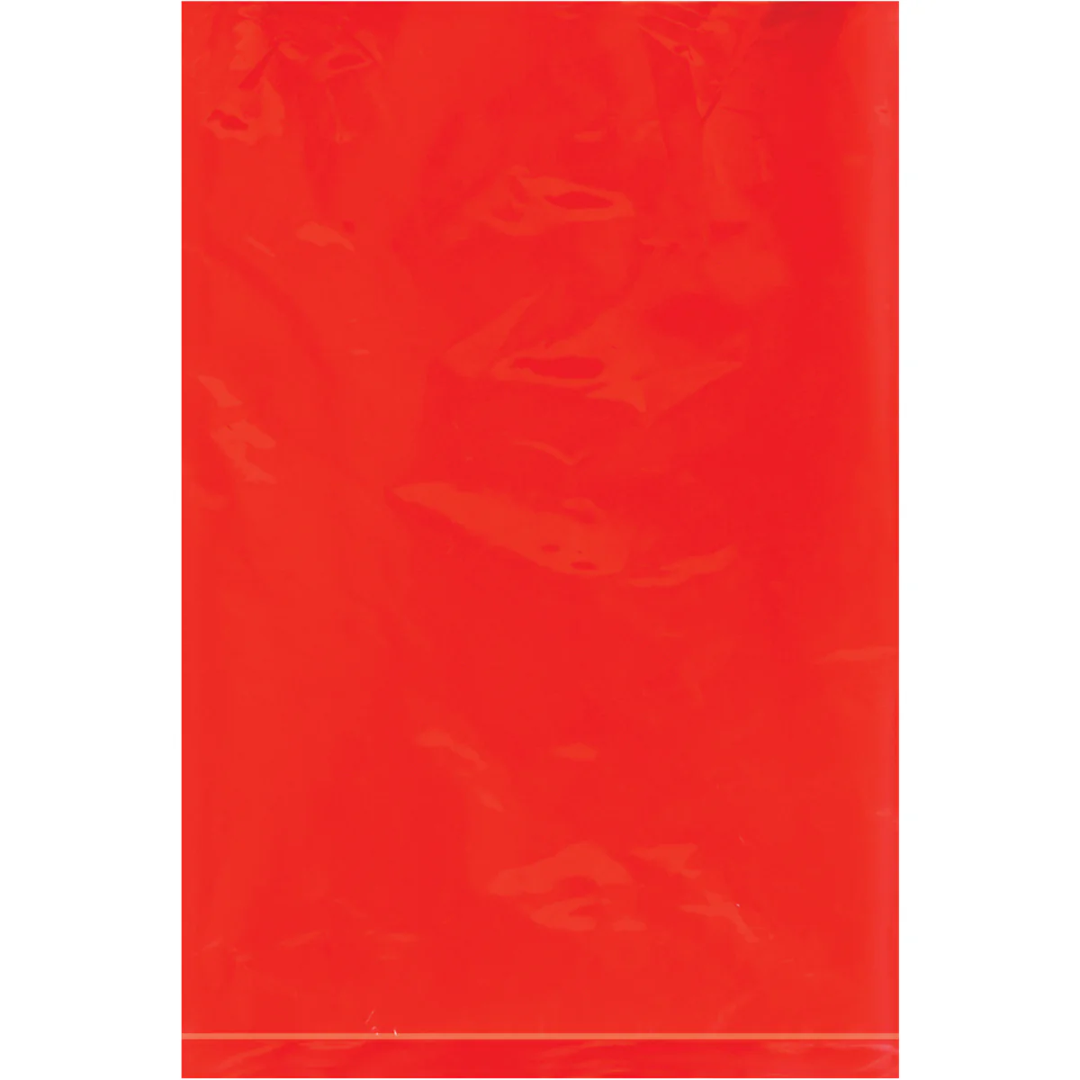 6 x 9 - 2 Mil Red Flat Poly Bags 1000/Case