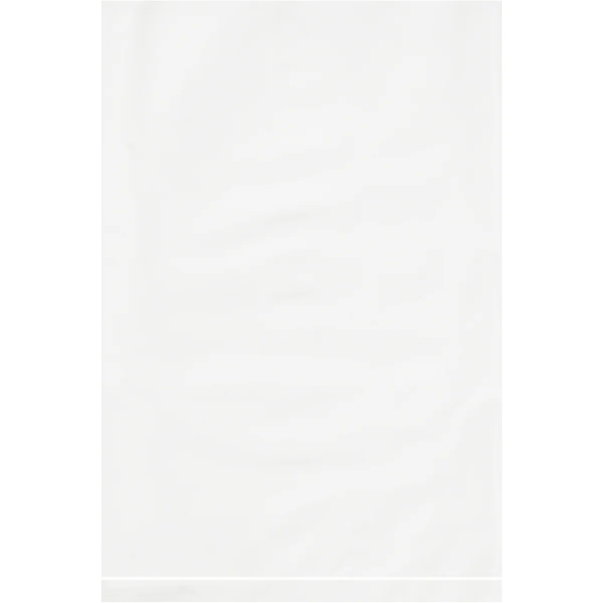 6 x 9 - 2 Mil White Flat Poly Bags 1000/Case