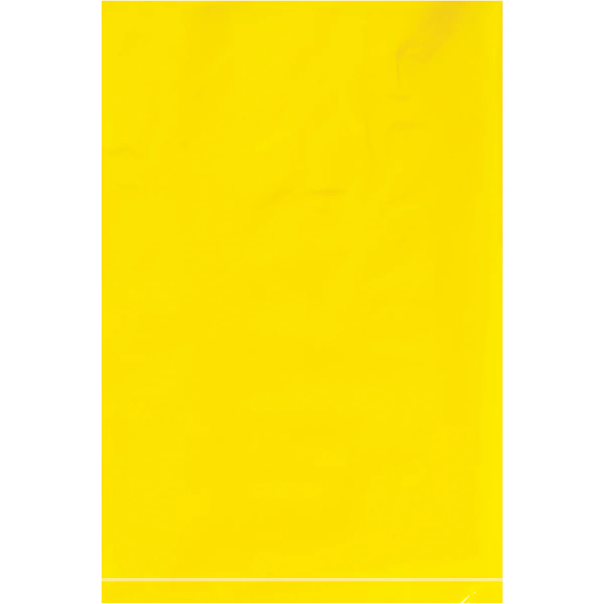 6 x 9 - 2 Mil Yellow Flat Poly Bags 1000/Case