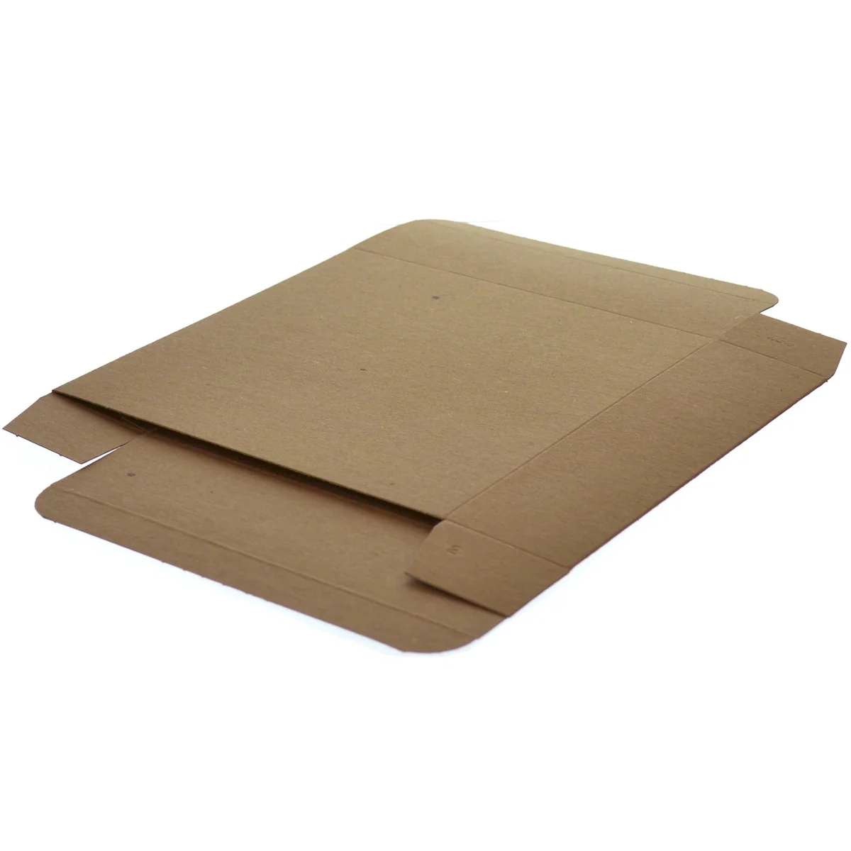 7 1/4 x 2 x 7 1/4 Brown 24pt 1-pc Chipboard Folding Carton 250/Case - Image 2