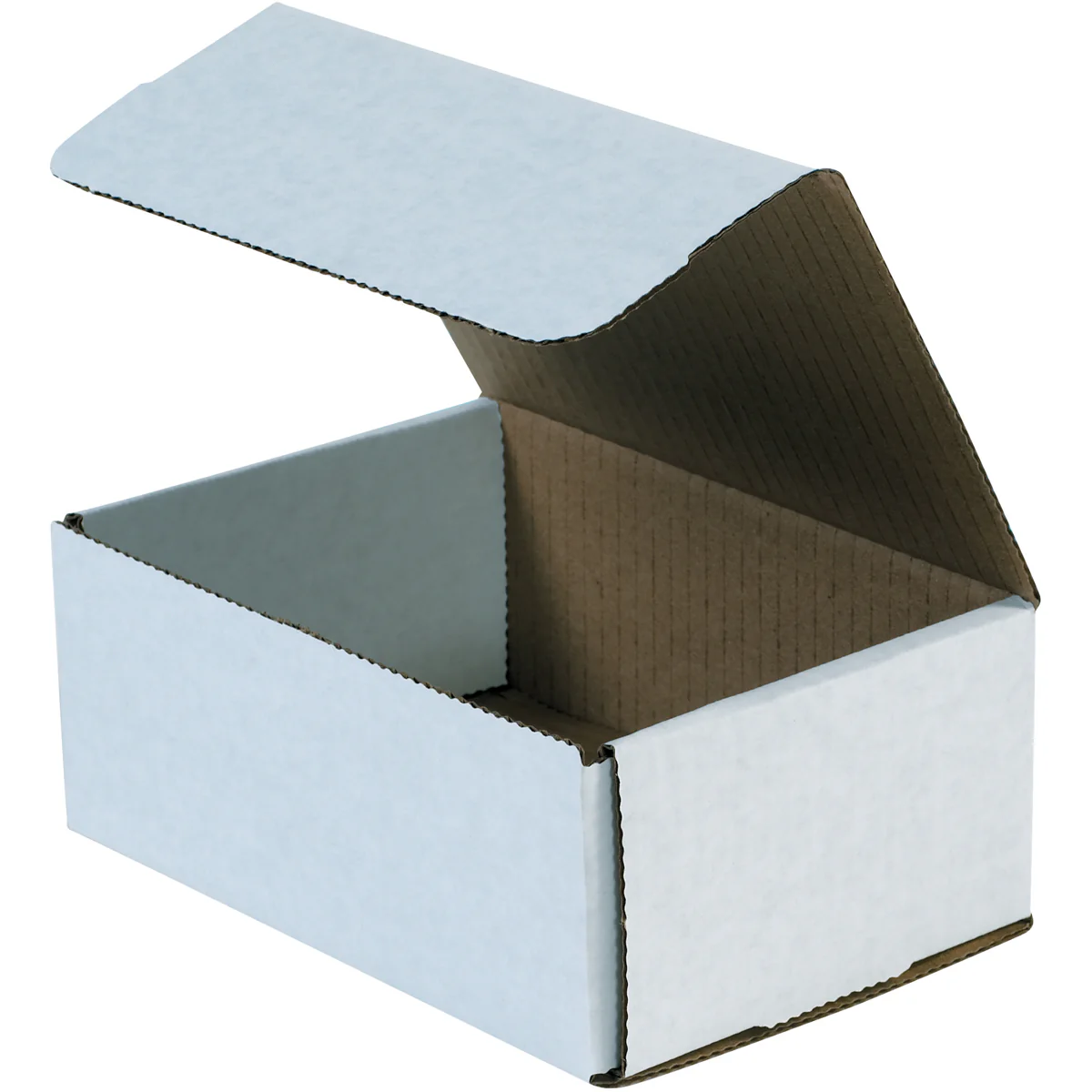 7 1/8 x 5 x 3 White Corrugated Mailers 50/Bundle